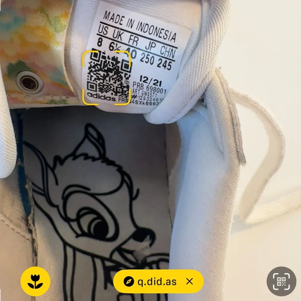 Adidas X Disney Bambi Wmns Forum Bold 'Bambi' Women’s 8‎ Shoes Sneakers